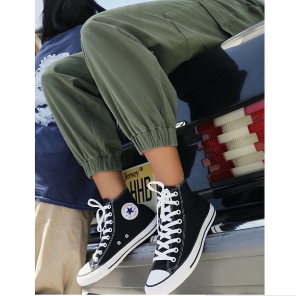 poshmark converse high tops
